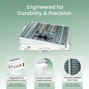 ชุดเลนส์ทดลองราคาดีที่สุดจาก Aist Optics รุ่น JS-266B อุปกรณ์ตรวจวัดสายตาสำหรับร้านแว่นตา เครื่องมือทดสอบสายตา - Product Image 3