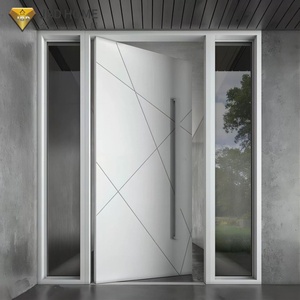 <strong>External</strong> Pivot <strong>Door</strong> with Aluminum <strong>Frame</strong> and Thermal Break for Energy-Efficient Farmhouse/Villa Entry Modern Design Heavy-Duty - Product Image 1