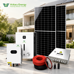 Kit solaire complet hors réseau 10 kW monocristallin en silicium MPPT avec batterie lithium-ion pour système d'alimentation domestique - Product Image 4