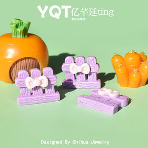 Nuevas Figuras Decorativas de Resina con Forma de Cerca y Puerta para Miniaturas de Jardín y Decoración de Casas de Muñecas - Product Image 4