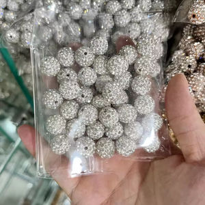 Perles en strass de 6-12 mm, perles disco, perles en argile pour la fabrication de bijoux, perles d'espacement en polymère, décoration de stylos - Product Image 5