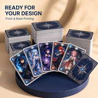 Cartes à collectionner d'anime fantastique personnalisées, cartes DIY Mage et Chevalier, cartes de jeu à design personnalisé
