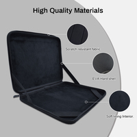 Funda para portátil de tela impermeable y duradera de tamaño personalizado, bonita dureza, bolsa Eva para portátil con diferentes tamaños de 13, 14 y 15 pulgadas a elegir