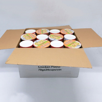Chinese Instant Ramen Noodle Halal Bulk Wheat Multi-flavour Cup Customized Instant Noodles