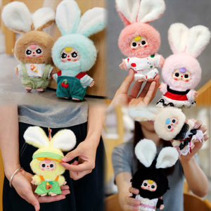 สินค้าขายดี ตุ๊กตากระต่าย Three-Lily Rabbit <span class=keywords><strong>Town</strong></span> V3 ของสะสม กล่องสุ่ม ของขวัญ พวงกุญแจ ของเล่น ตุ๊กตา ของแท้ - Product Image 6