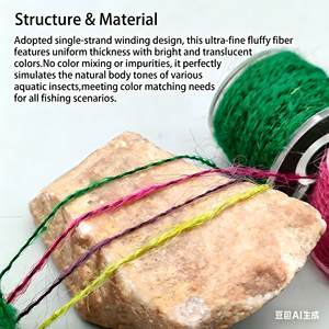 Fibra de Seda Suave para Atado de Moscas, 30m/Carrete, <span class=keywords><strong>Hilo</strong></span> para Atado de Moscas Húmedas, Señuelos para Trucha y Lubina - Product Image 3