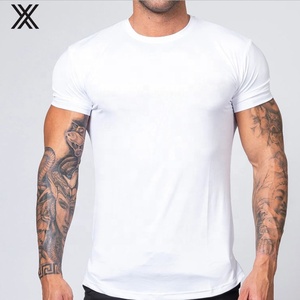 De moda personalizado fitness transpirable músculo blanco <span class=keywords><strong>t</strong></span> camisa mens fitness <span class=keywords><strong>t</strong></span> camisas gran número para gimnasio - Product Image 1