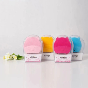 Mini nuovo Design <span class=keywords><strong>Hello</strong></span> Kitty Silicone Scrub per la pulizia del viso spazzola Sonic elettrico poro pulitore impermeabile per il viso massaggiatore - Product Image 6