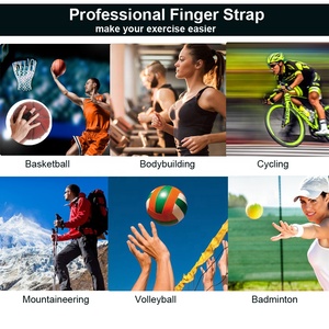 ปลอกสวมนิ้วป้องกันนิ้วปลอกรัดข้อมือยางยืดปรับได้สายรัดเพื่อนเหมาะสำหรับ HA01961กีฬา - Product Image 6