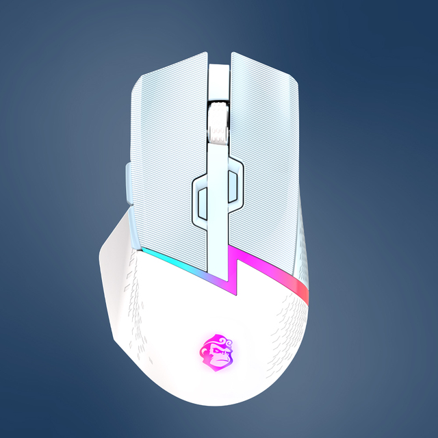 2.4GHz Wireless Right-Handed 7-Button Paw3311 Programmable Gaming Mouse Desktop Optical ABS Plastic RGB Pc Custom Logo DPI 12000