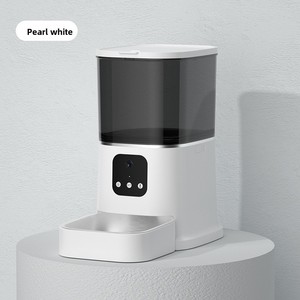 Pemberi makan cerdas kamera ganda, mangkuk otomatis IPX5 tahan air pola polos Dispenser makanan <span class=keywords><strong>Remote</strong></span> <span class=keywords><strong>Control</strong></span> WiFi 6L cerdas hewan peliharaan ramah lingkungan kamera ganda - Product Image 6