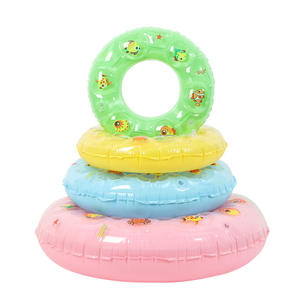 Anillos de Natación Inflables de <span class=keywords><strong>Doble</strong></span> Capa Gruesos con Dibujos Animados para Niños - Product Image 1
