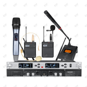 Système de microphone sans fil UHF professionnel, micro portable pour chant et karaoké - Product Image 5