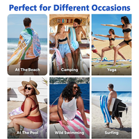 Hot Selling Quick Dry Microfiber Beach Towel Quick Dry Absorbent Compact Design Easy Travel Towel