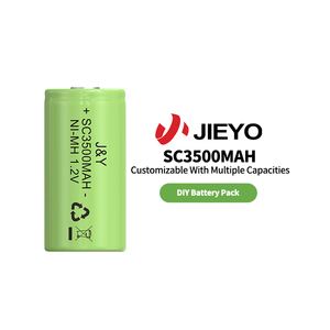Jieyo Ni-MH pin SC Kích thước 1.2V 3500mAh có thể sạc lại hình trụ NiMH pin di động cho máy hút bụi Pin gói - Product Image 1