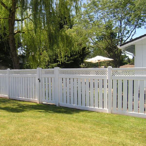 Valla de PVC Vinílica para Exteriores, Semi-Privacidad, Estilo Moderno, con Modelado 3D, Resistente a los Rayos UV y Ecológica - Product Image 6