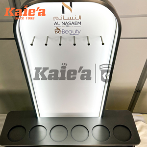 Magasin de perruques personnalisées, présentoir moderne pour extensions de cheveux, présentoir pour perruques - Product Image 4