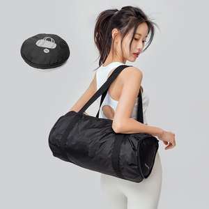 Custom Unisex Multifunctional Folding <b>Travel</b> <b>Handbag</b> Dry Wet Separation Waterproof Yoga Transport <b>Bag</b> for Gym Use - Product Image 6