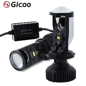 GICOO Faro Delantero LED H4 Y6 Y6D, Bombilla para Automóvil de 72W 16000LM, Lámpara Láser, Mini Proyector LED - Product Image 4