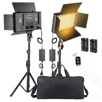 Équipement photographique LED 600, panneau lumineux LED 40W pour photographie, beauté des cils, selfie, streaming en direct