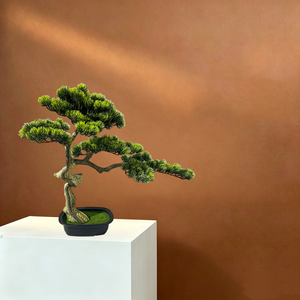 Árboles de Pino Bonsái Artificiales de Plástico con Macetas, Pequeñas Plantas de Pino Artificiales en Maceta para Decoración de Porche, Hogar, Oficina, Patio - Product Image 6