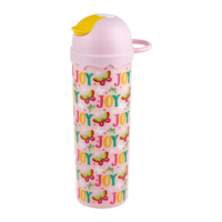 Bouteille de vélo en PP de 380 ml, forme crème glacée, avec logo personnalisé, réutilisable, écologique, sans BPA, sécuritaire pour les aliments, avec bouchon rabattable, idéale pour le camping