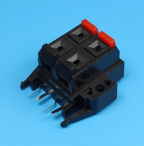 WP-051 màu đỏ và màu đen đẩy loại thiết bị đầu cuối kết nối cho loa Loa thiết bị đầu cuối - Product Image 2