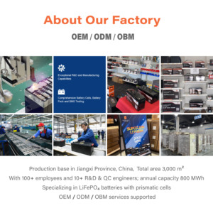 欧盟库存 51.2V 150AH 半固态磷酸铁锂（LiFePO4）锂电池 金属M8端子 适用于露营车/电动汽车 蓝牙5.0 IP62 10年保质 - Product Image 5