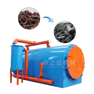 Hot sale smokeless wood chopping branch olive tree firewood fuel carbonization stoves carbonization furnace price for charcoal