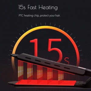 Salone <span class=keywords><strong>professionale</strong></span> in titanio piatto piatto <span class=keywords><strong>piastra</strong></span> veloce per capelli <span class=keywords><strong>a</strong></span> <span class=keywords><strong>vapore</strong></span> <span class=keywords><strong>piastra</strong></span> elettrica <span class=keywords><strong>a</strong></span> LED eccellente dissipazione del calore per uso domestico - Product Image 5