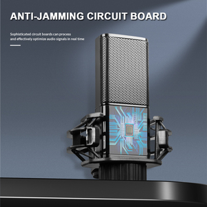 Micro thu âm condenser cầm tay có dây V-12 giá tốt nhất, 48V, dành cho chơi game, tích hợp giao diện âm thanh - Product Image 4