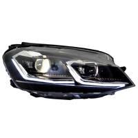 Phare à LED avec lentille de projecteur de style R pour conduite à droite, pour Golf Mk7