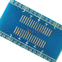 Stock Sop32 to Dip32 1.27mm 2.54mm Pitch Interposer Adapter Plate Plc