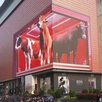Affichage LED 3D à œil nu, panneau d'affichage publicitaire 3D extérieur, affichage LED polychrome P5 P6 P8 P10, grand écran LED 3D