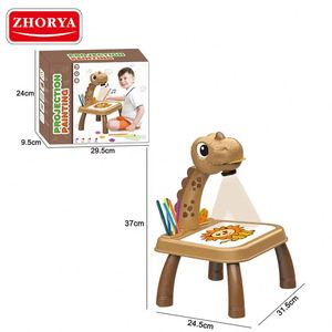 ของเล่นวาดรูปตามสั่ง Zhorya กระดานวาดภาพสำหรับเด็ก โปรเจคเตอร์วาดภาพสำหรับเด็ก โต๊ะวาดรูปพร้อมโปรเจคเตอร์ - Product Image 6