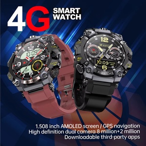 สมาร์ทวอทช์ Android 4G รุ่น Q668 ปี 2025 วัดอัตราการเต้นของหัวใจ GPS หน้าจอ Amoled แบตเตอรี่ 1150mah กันน้ำ IP68 สำหรับผู้ชาย นาฬิกาออกกำลังกาย สมาร์ทวอทช์ - Product Image 3