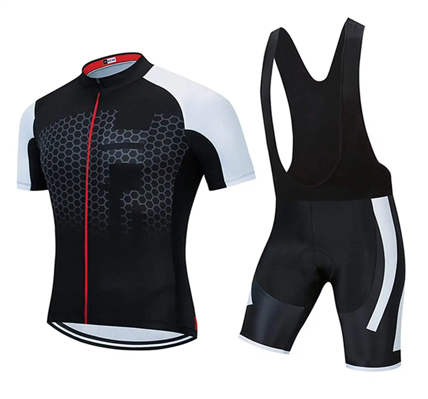 Custom Sportkleding Pak Fietskleding Fiets Jersey Set Ademende Sport Pak Vocht Wicking Fietskleding