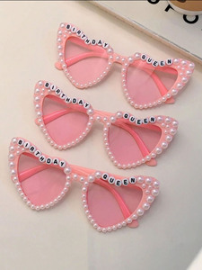 Lunettes lumineuses en forme de cœur pour la reine des anniversaires, décorations de fête de bachelorette, accessoires photo de mariage, enterrement de vie de jeune fille - Product Image 5