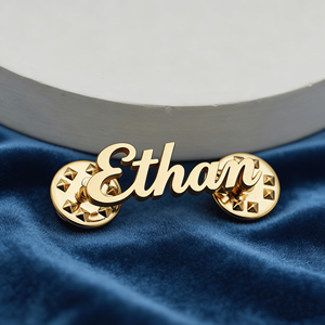 Spilla in Metallo Personalizzata con Iniziale del Nome, Elegante Regalo per Testimoni, <span class=keywords><strong>Padre</strong></span> o Capo - Product Image 4