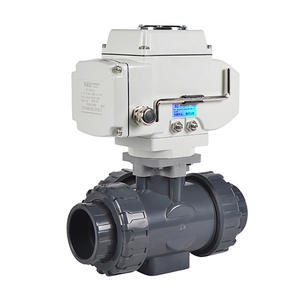 COVNA Commande Urgente DN40 Robinet à Trois Voies en L 24V PVC Plastique à Véritable Bille - Product Image 5