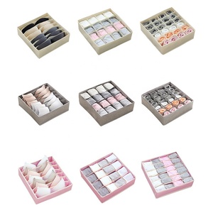 24 Cell Collapsible Closet Cabinet Organizer Underwear <strong>Storage</strong> Boxes for Storing Socks <strong>Lingerie</strong> Pants - Product Image 4