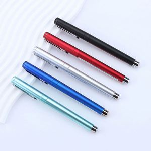 Stylo à bille personnalisable avec bannière rétractable pour la publicité, encre noire/bleue, impression UV/numérique - Product Image 2
