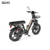 Bicicleta Eléctrica Híbrida Urbana de 48V 15AH, Bicicleta Eléctrica de Montaña, Bicicleta Eléctrica Todoterreno, Bici, Bicicletas Eléctricas OUXI Q9, Disponible en EE. UU. y la UE