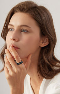 Anillo Inteligente de Acero Inoxidable de <span class=keywords><strong>Alta</strong></span> Calidad con Monitor de Frecuencia Cardíaca, Presión Arterial y Oxígeno en Sangre, Resistente al Agua 5ATM - Product Image 2