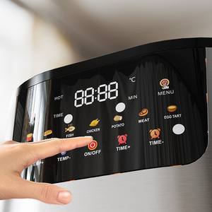 Hava Fritözü 12L Büyük Akıllı Görsel Paslanmaz Çelik Elektrikli Fırın Konveksiyon Isıtma 2 Isıtıcı ile Otomatik Kapanma - Product Image 2