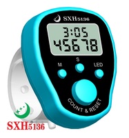 2024 ventes directes d'usine nouvelle LED doigt compteur montre temps fonction doigt compteur couleur mélangée en gros