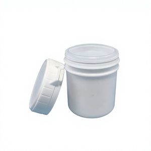 Envase cilíndrico de plástico de 0.15L con tapa de rosca para cosméticos, cremas, humectantes y productos de masaje. - Product Image 4