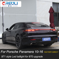 CREULI Nuevas Luces Traseras LED de 12V y 5000 Lúmenes para Panamera 970/970.1/970.2 (2009-2016), Actualización al Estilo 971