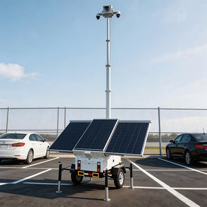 Remorque de surveillance vidéo mobile à énergie solaire pour événements sportifs, parkings et chantiers – Déploiement temporaire - Product Image 1
