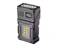 Lampe de travail COB à haute puissance avec corps en ABS, indice de protection IP65, clip magnétique, rechargeable par USB, lampe torche LED pour extérieur